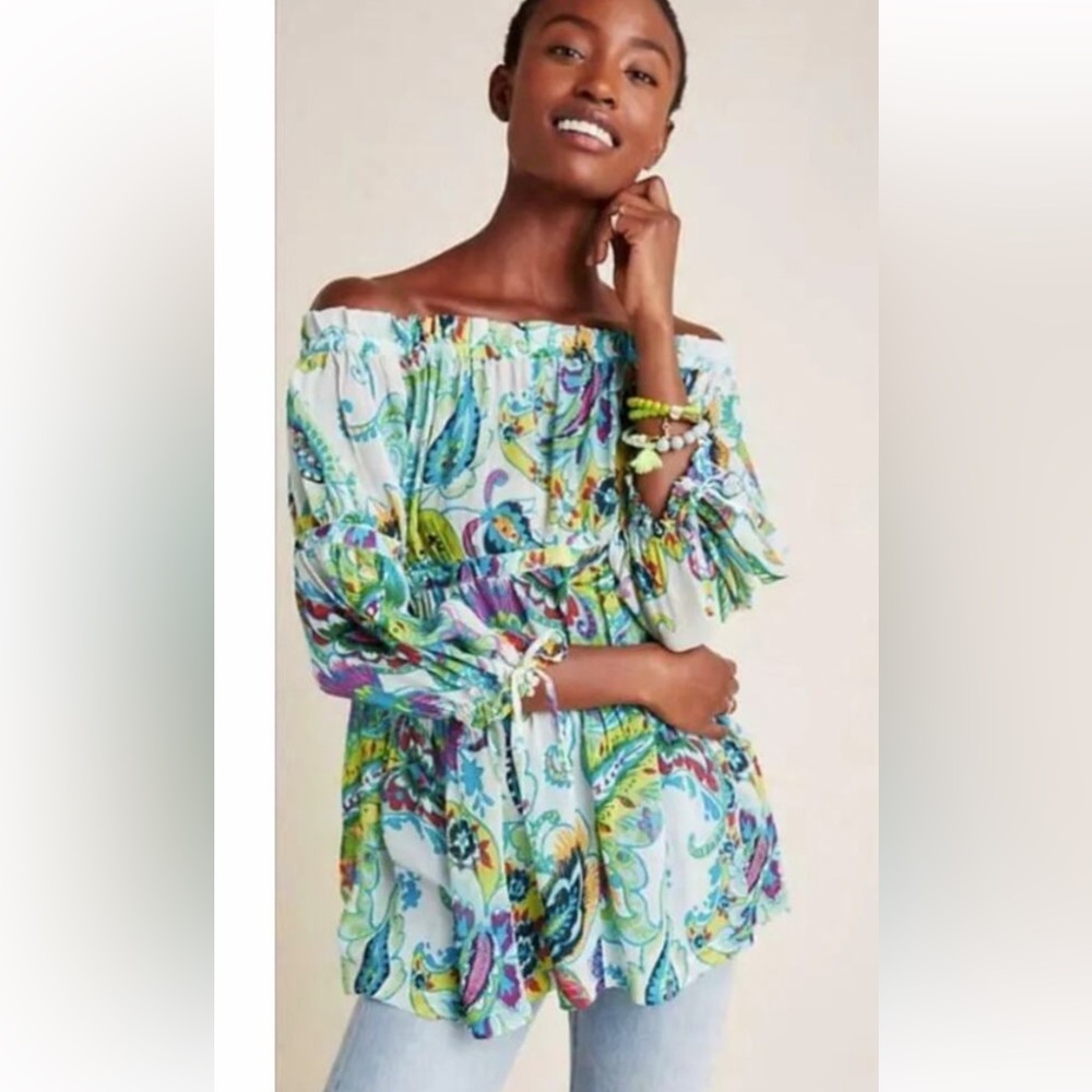 NWT Anthropologie size S Frankie off the shoulder blouse